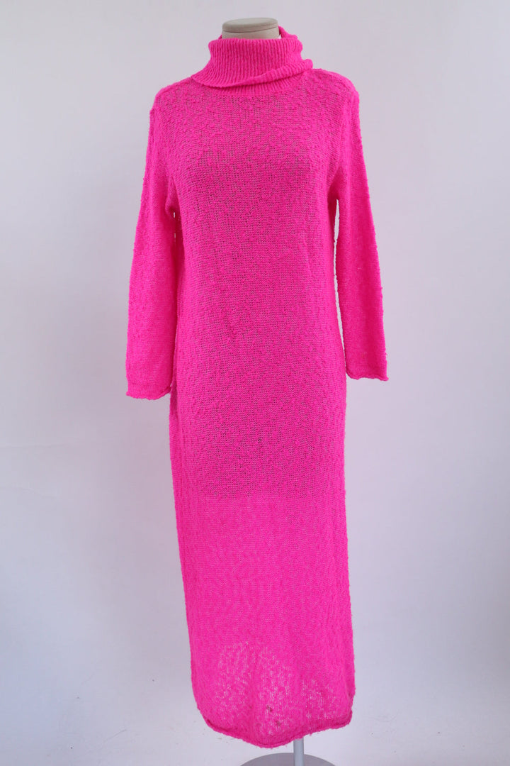 Vestido Fucsia Tejido