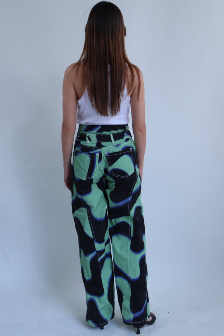 Pantalon Groovy Verde