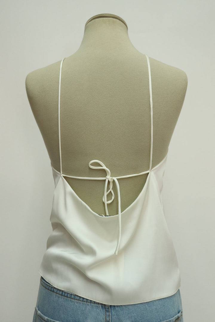 Top Blanco Satinado