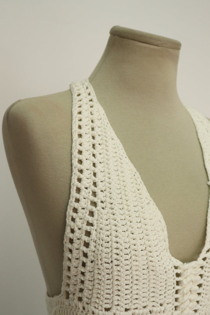 Top Crochet Blanco