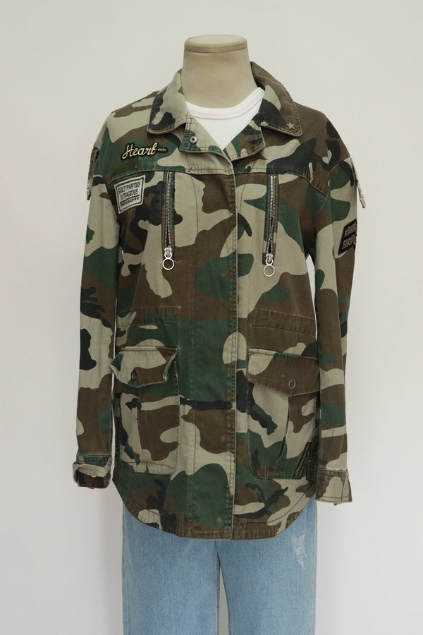 Chaqueta Militar Parches