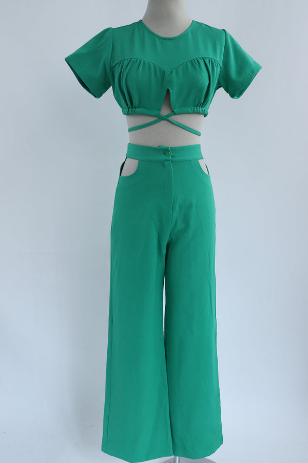 Set Pantalon Verde