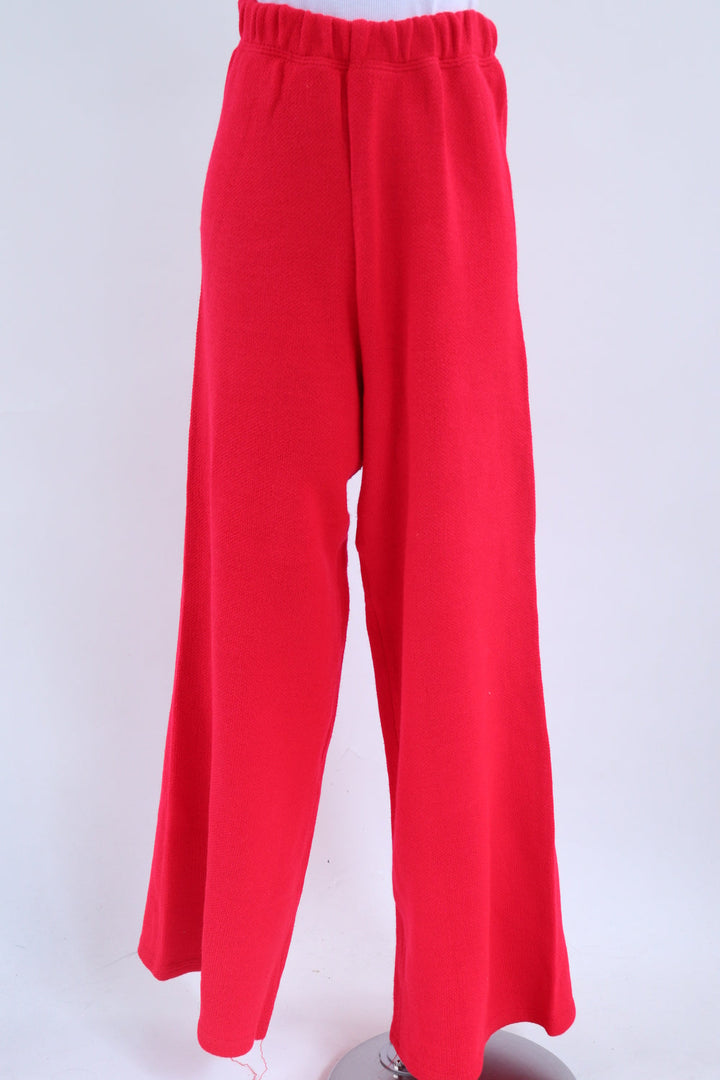 Pantalon Rojo Tejido