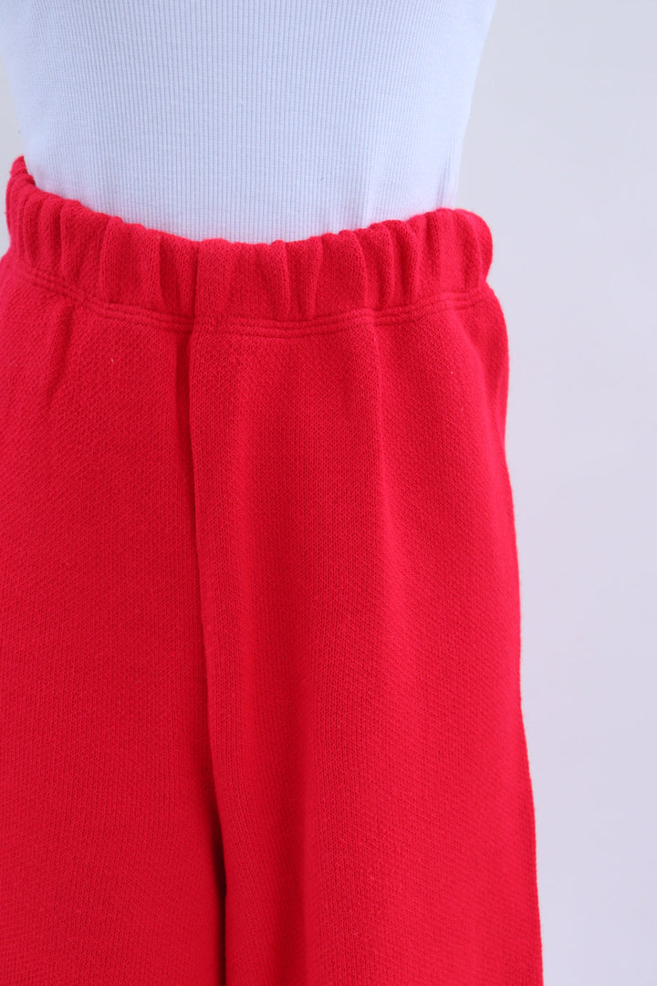 Pantalon Rojo Tejido