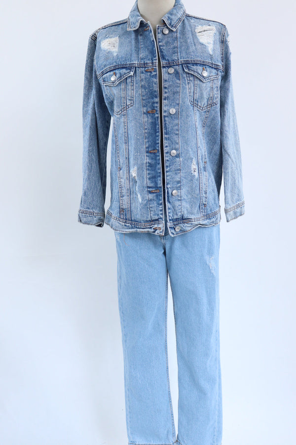 Chaqueta Denim Rotos