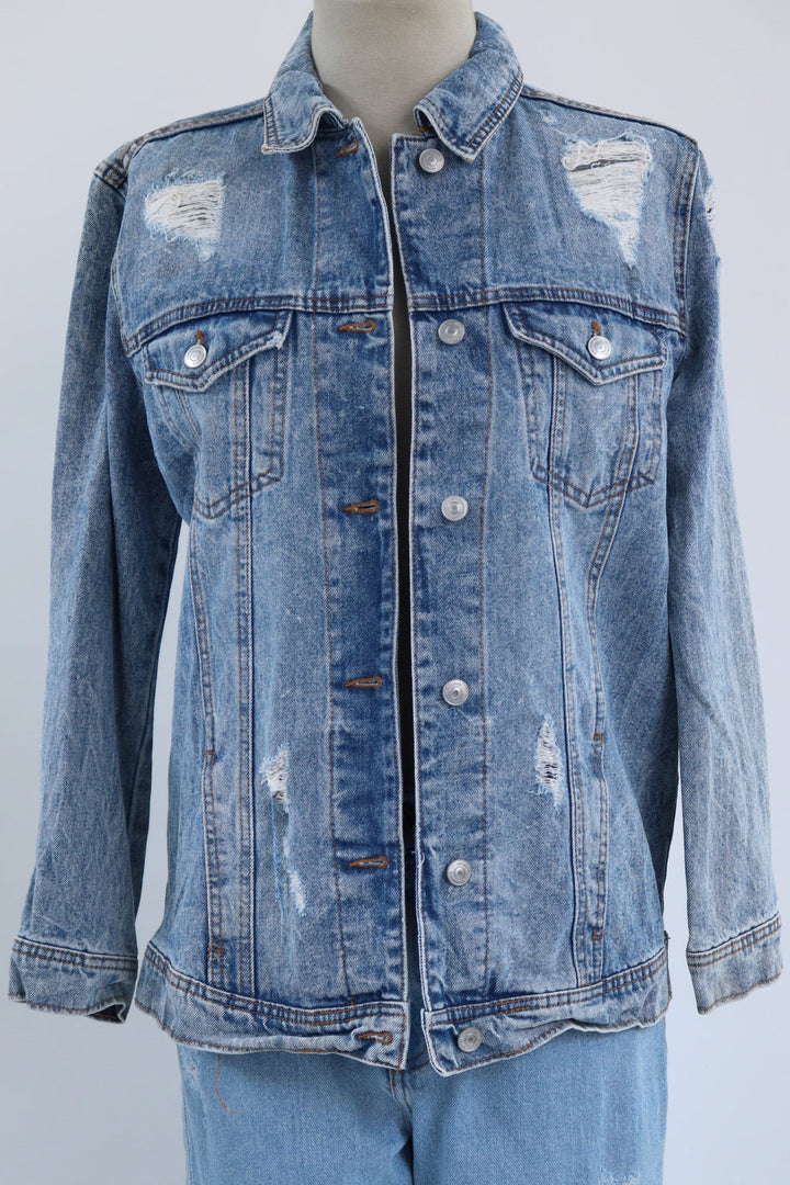 Chaqueta Denim Rotos
