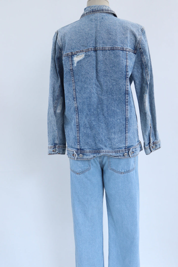 Chaqueta Denim Rotos