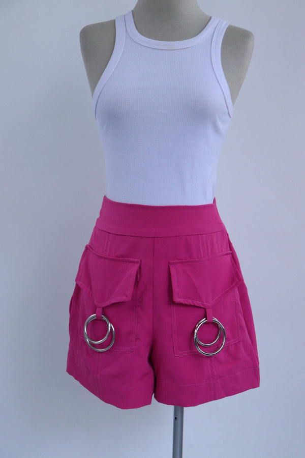 Short Fucsia Argollas