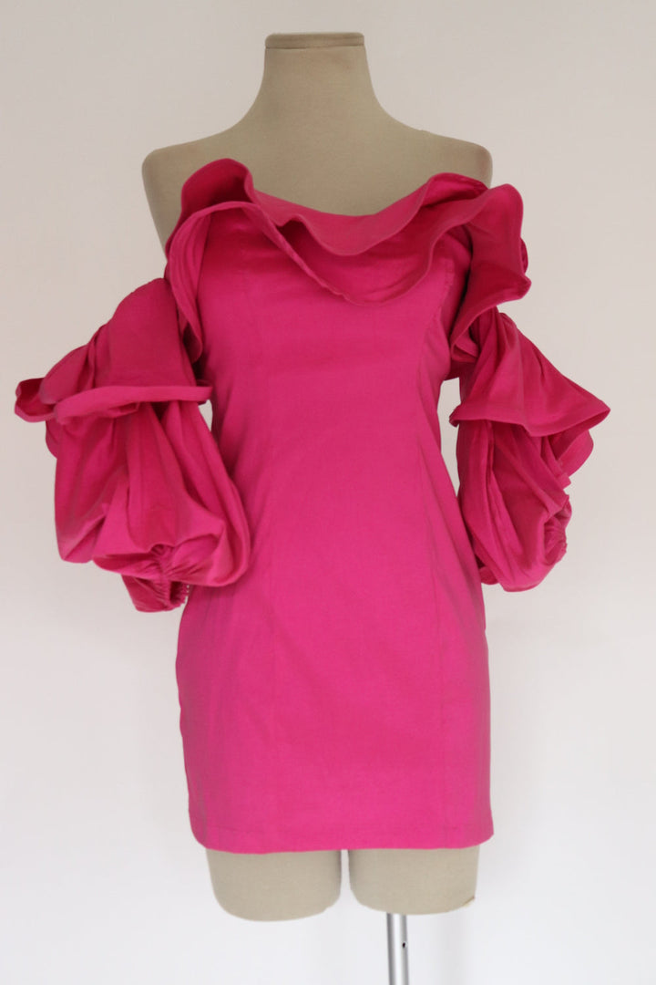 Vestido Fucsia Mini