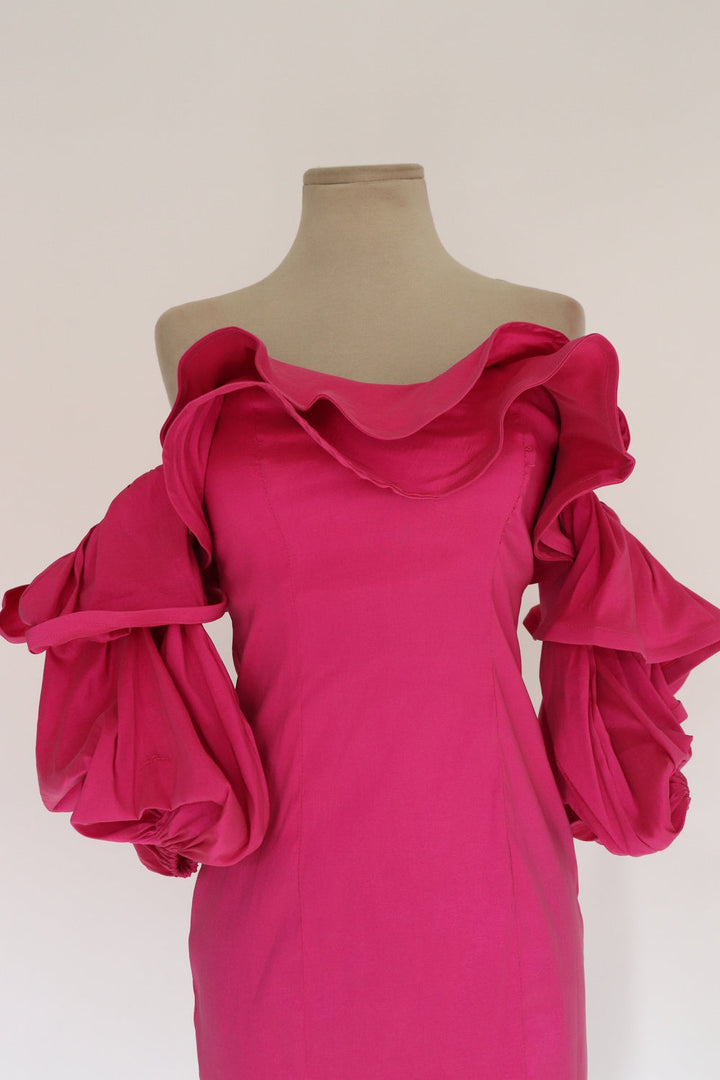 Vestido Fucsia Mini