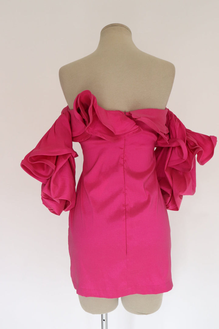 Vestido Fucsia Mini