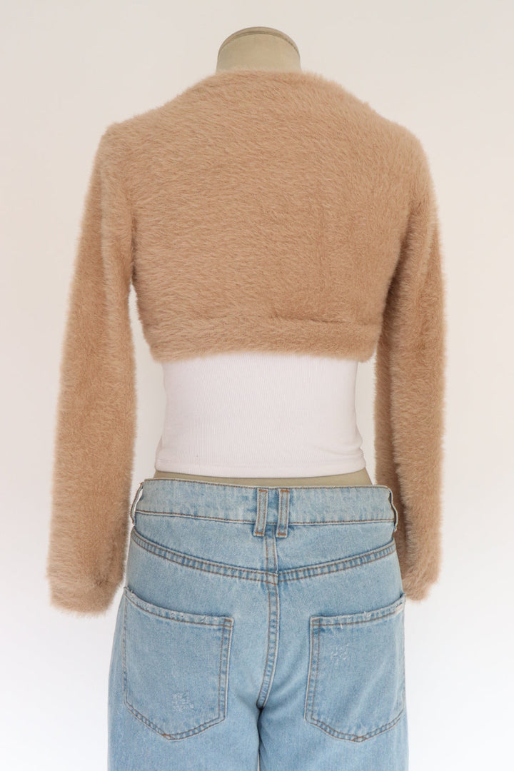 Cardigan Crop Peluda