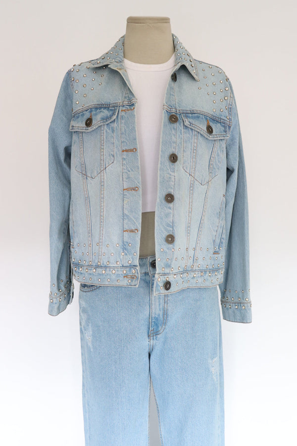 Chaqueta Denim Piedras