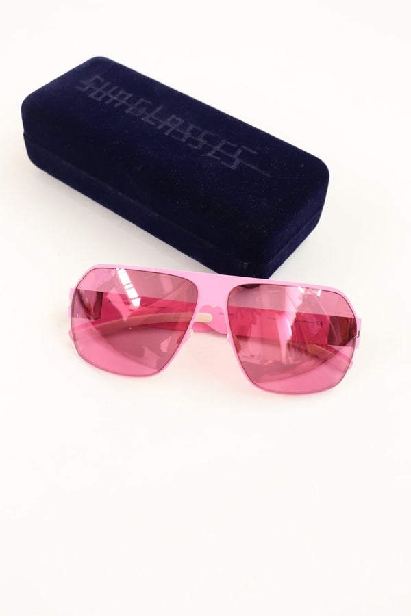 Gafas Rosadas y Plateado