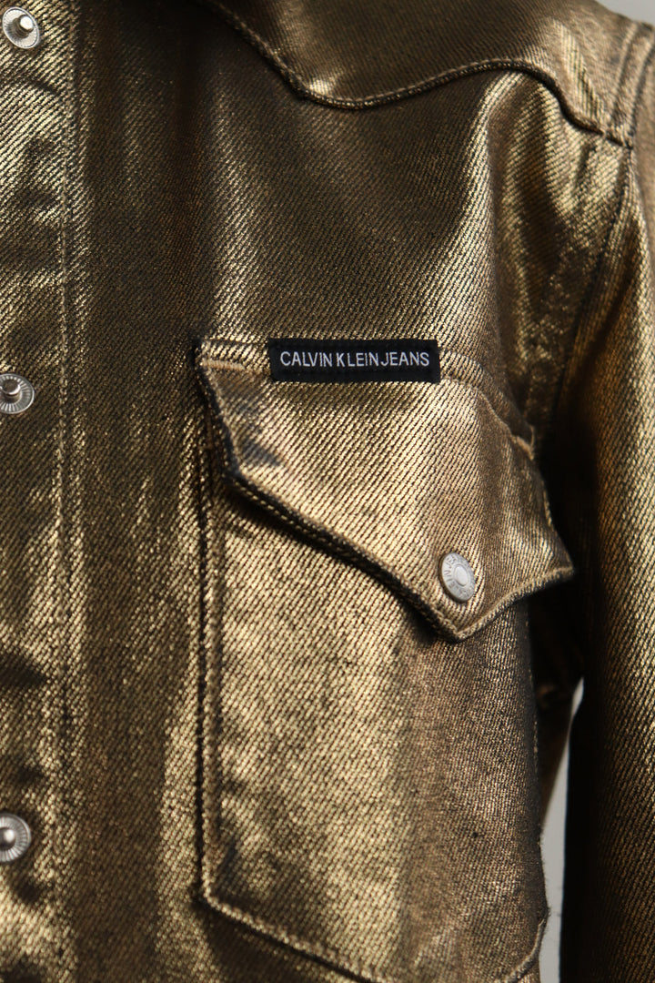 Camisa Gruesa Dorada