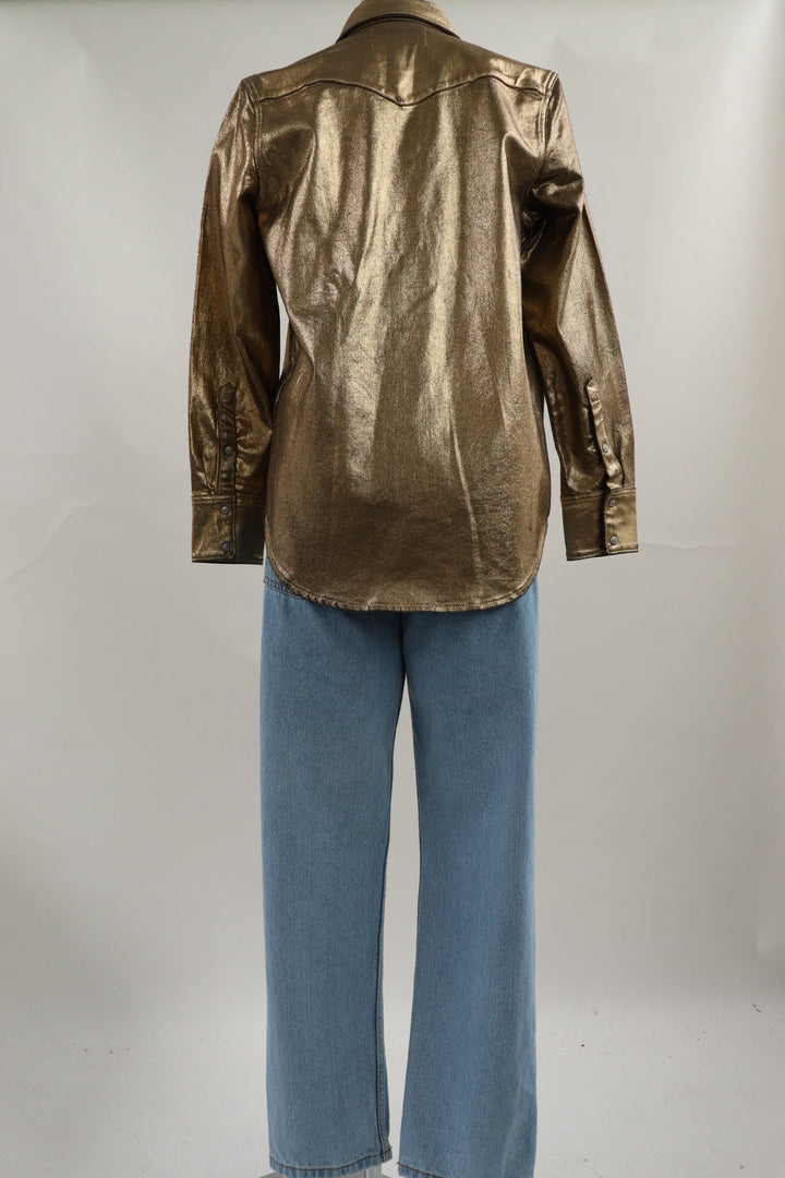 Camisa Gruesa Dorada