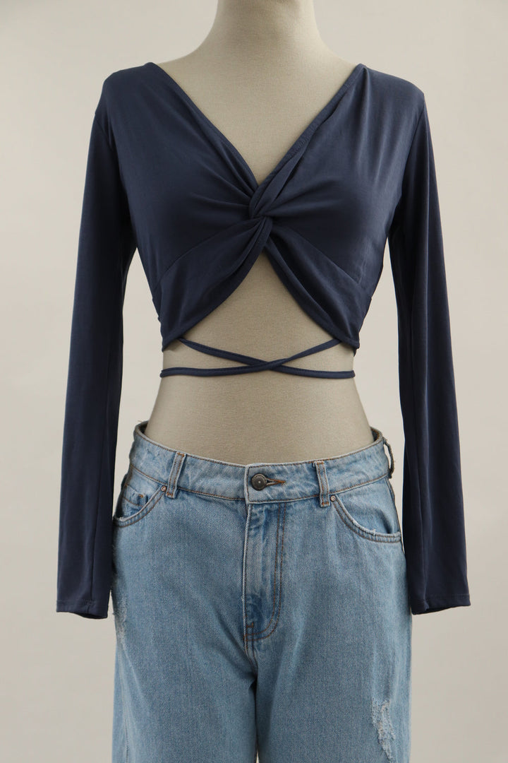 Crop Top Azul