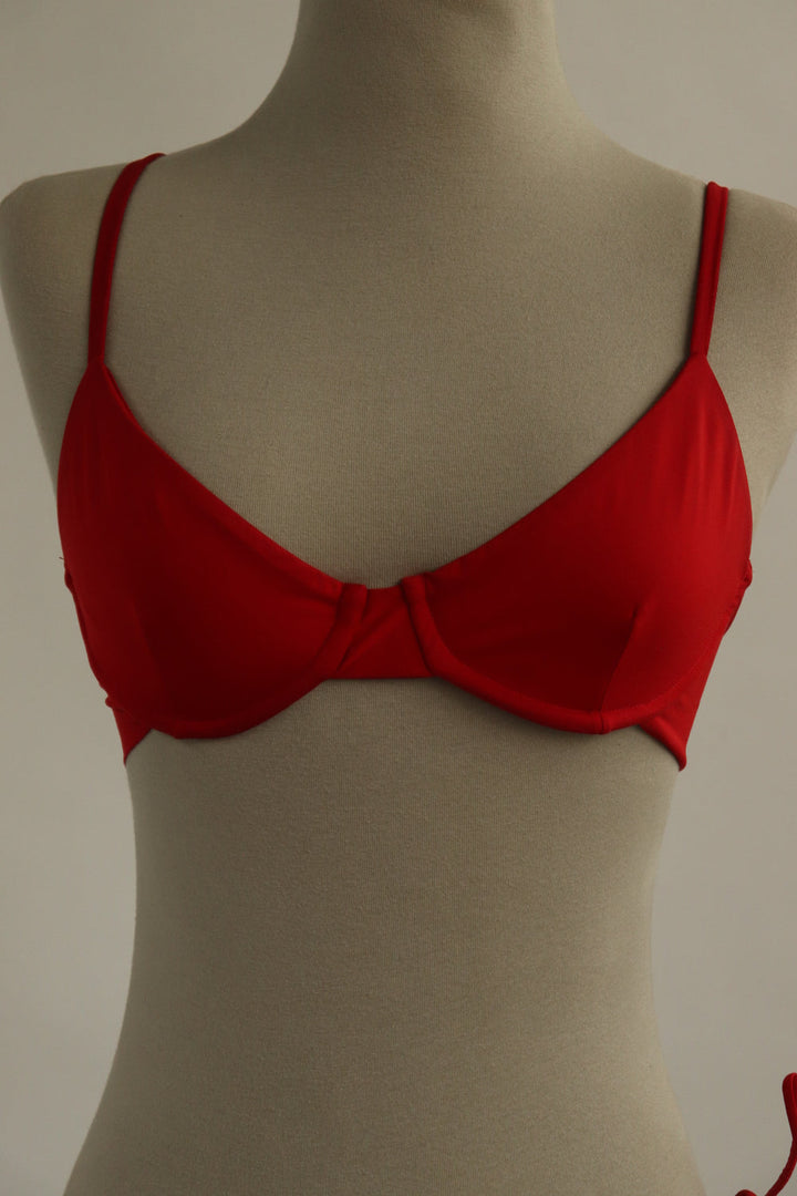 Bikini Rojo Amarrar