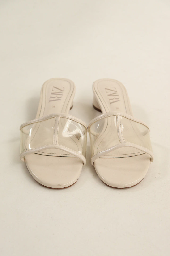 Sandalias Blancas Plastico