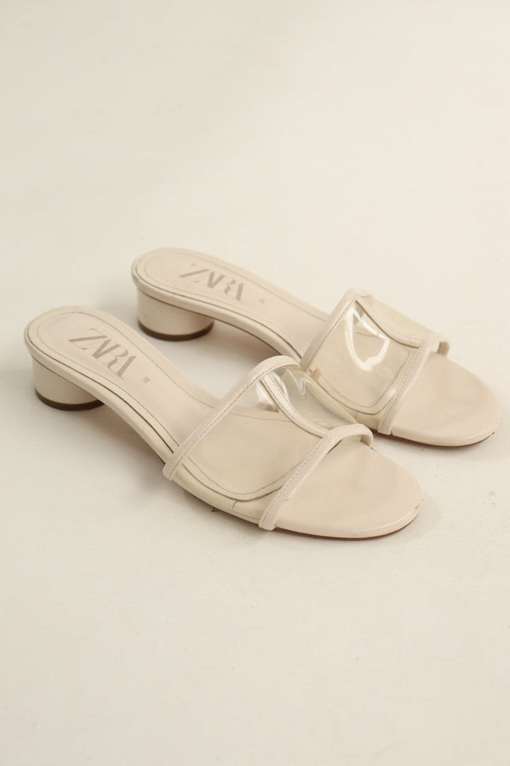 Sandalias Blancas Plastico