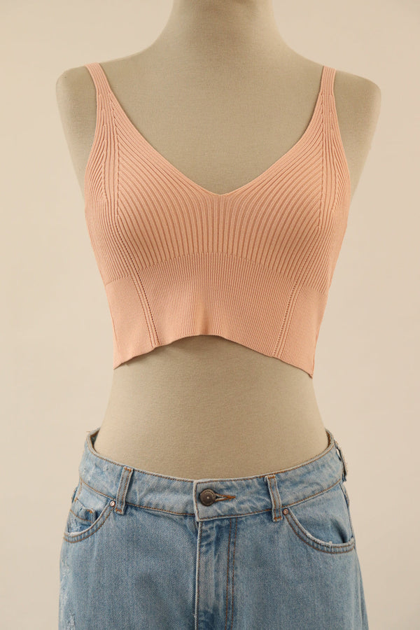 Crop Top Rosado