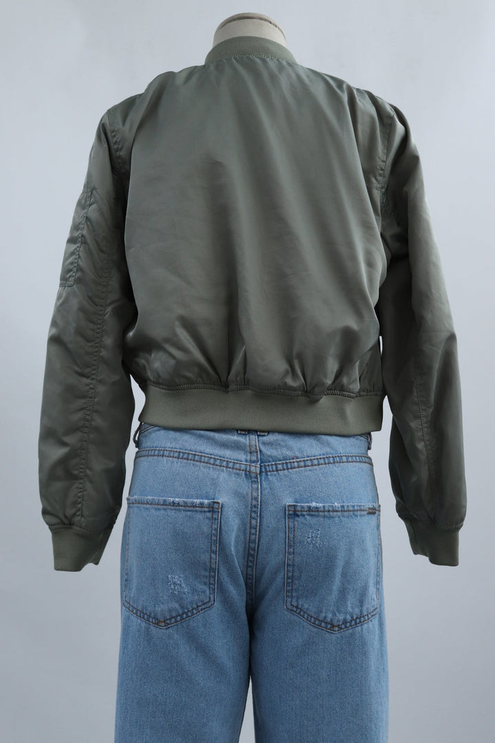 Chaqueta Bomber Verde