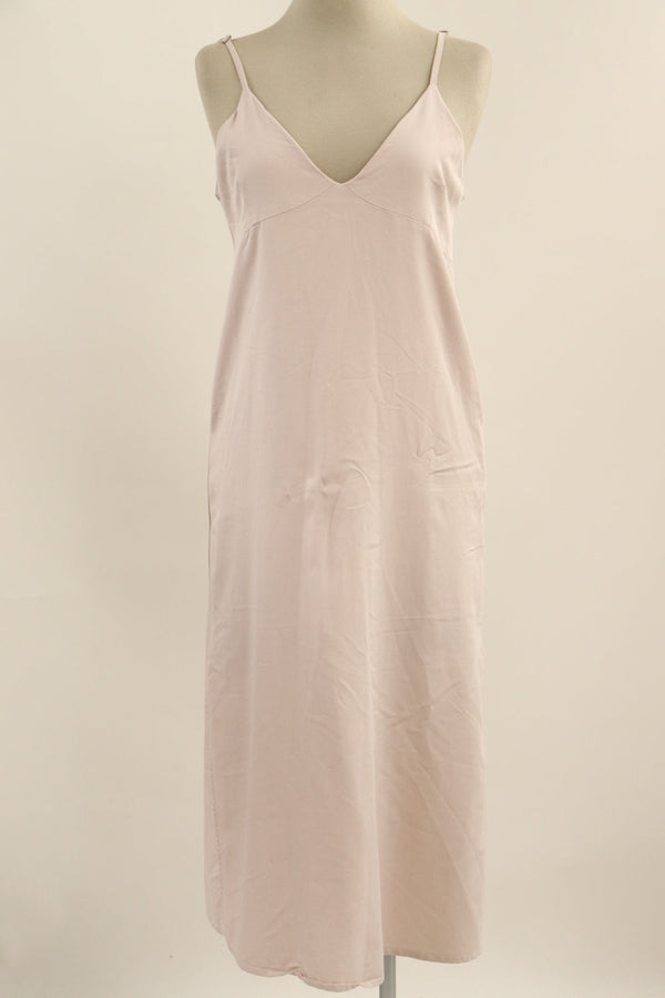 Vestido Midi Beige