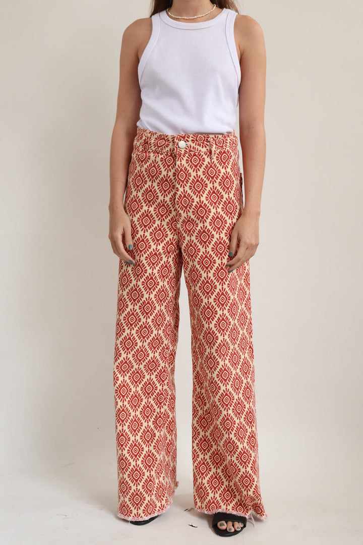 Pantalon Tribal Wide