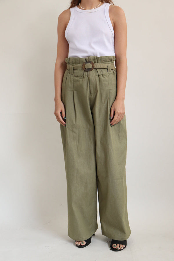 Jogger Verde Cinturon