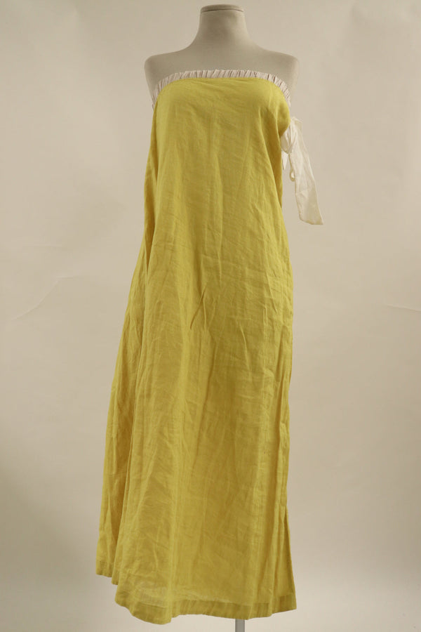 Vestido Amarillo Midi