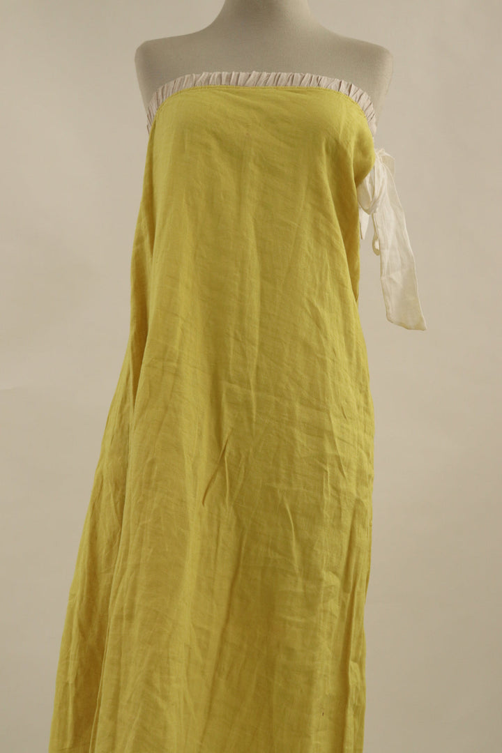 Vestido Amarillo Midi