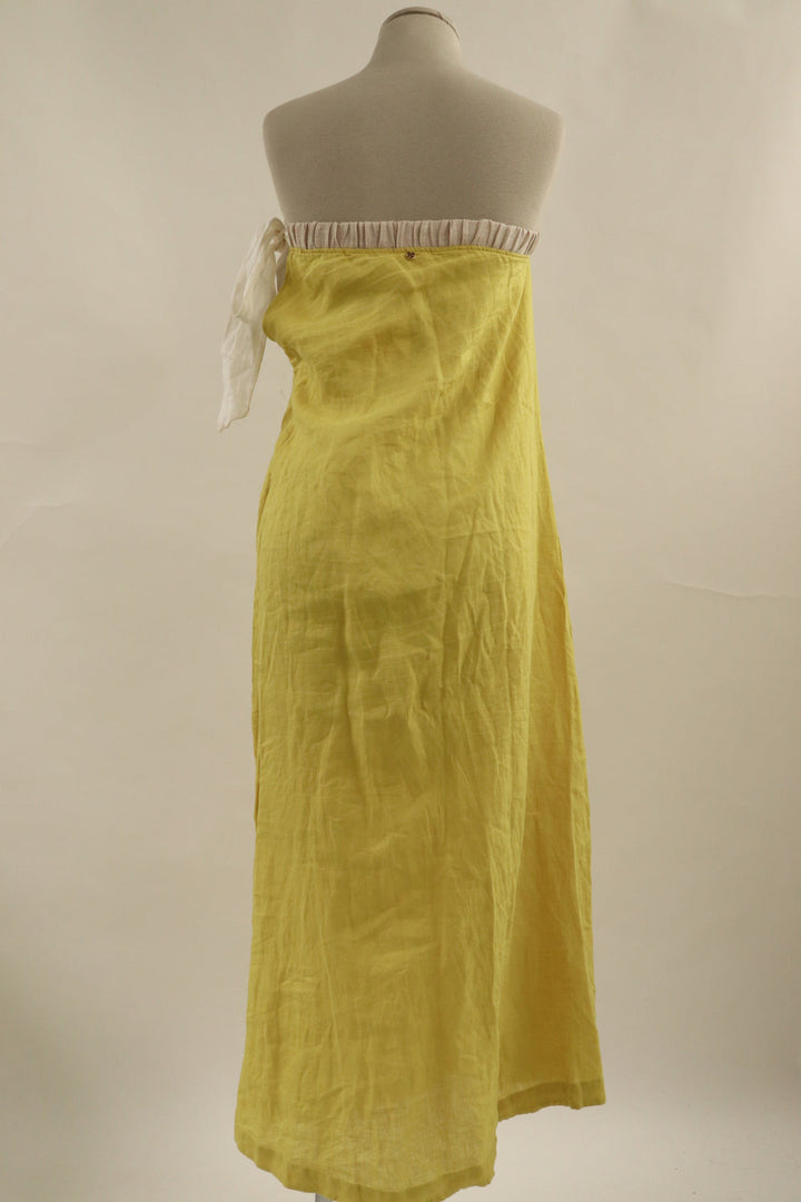 Vestido Amarillo Midi