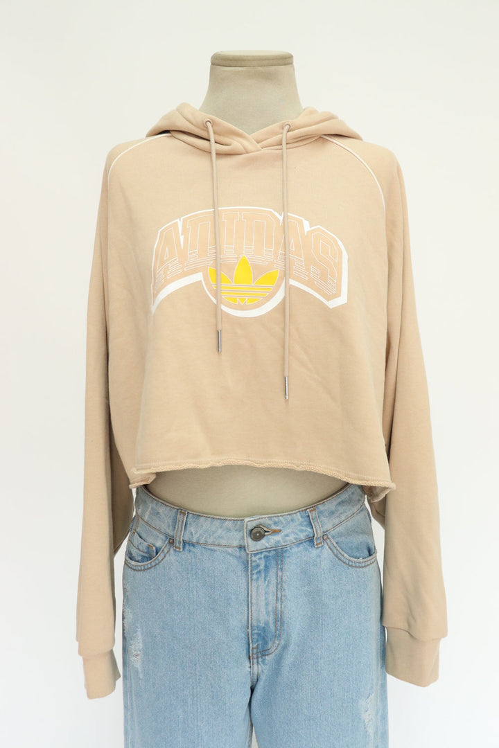 Hoodie Beige Crop
