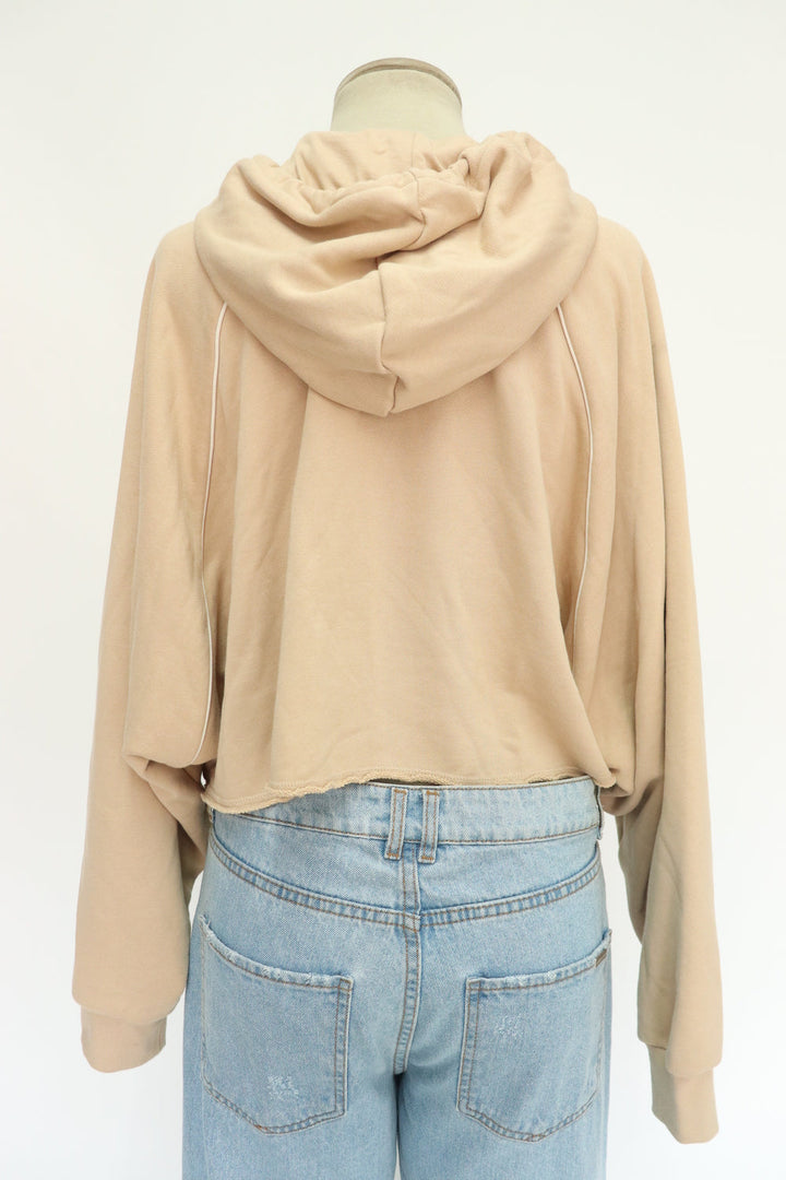 Hoodie Beige Crop
