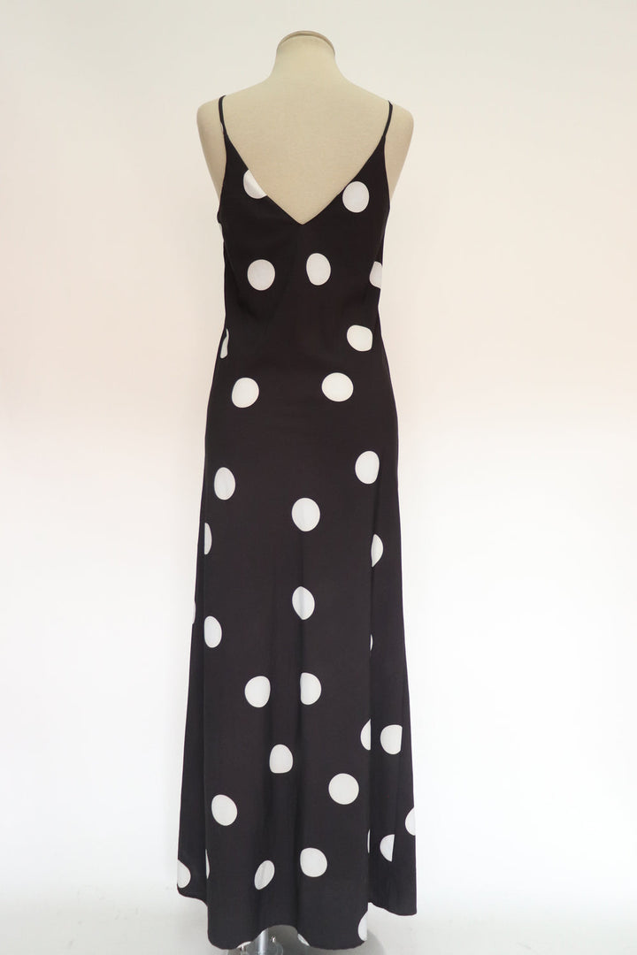 Vestido Slip Lunares