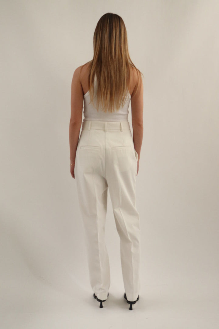 Pantalón Blanco Pretina