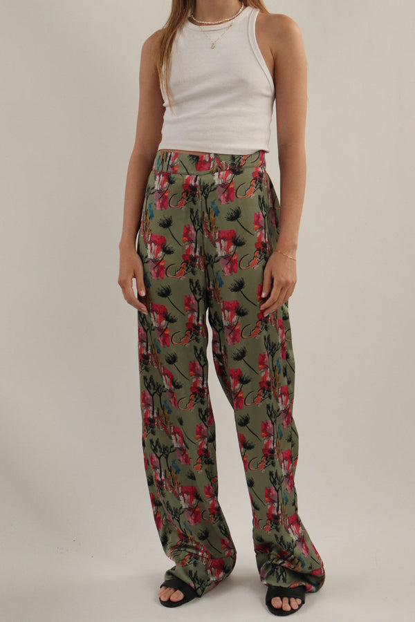 Pantalon Satinado Tropical