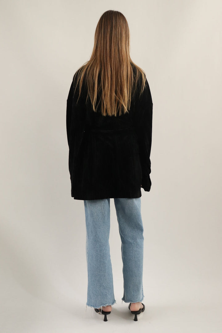 Chaqueta Terciopelo Negra