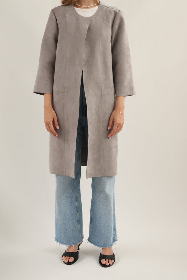 Saco Largo Gris