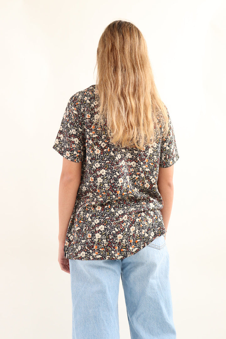 Camisa Flores Estampada