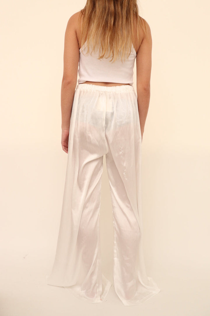 Pantalon Blanco Amarrar