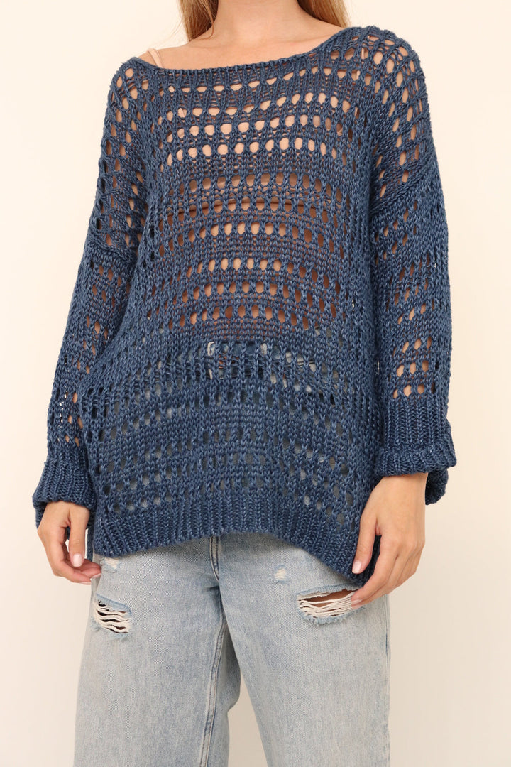 Buzo Azul Crochet