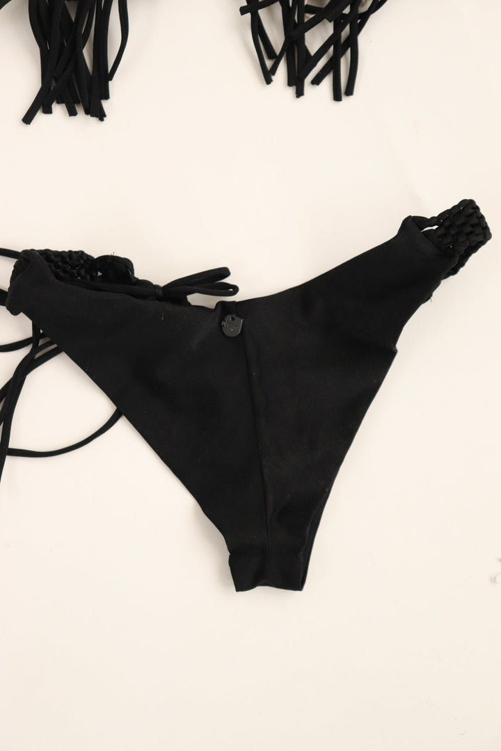 Bikini Negro Flecos