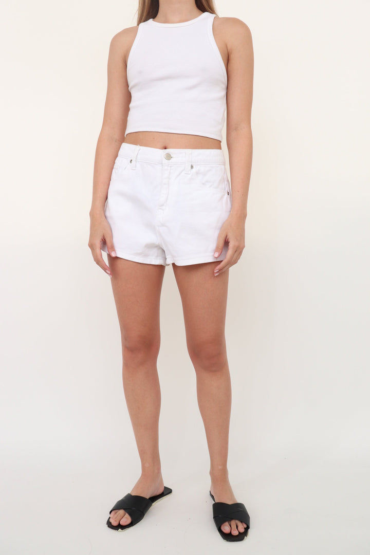 Short Blanco Denim