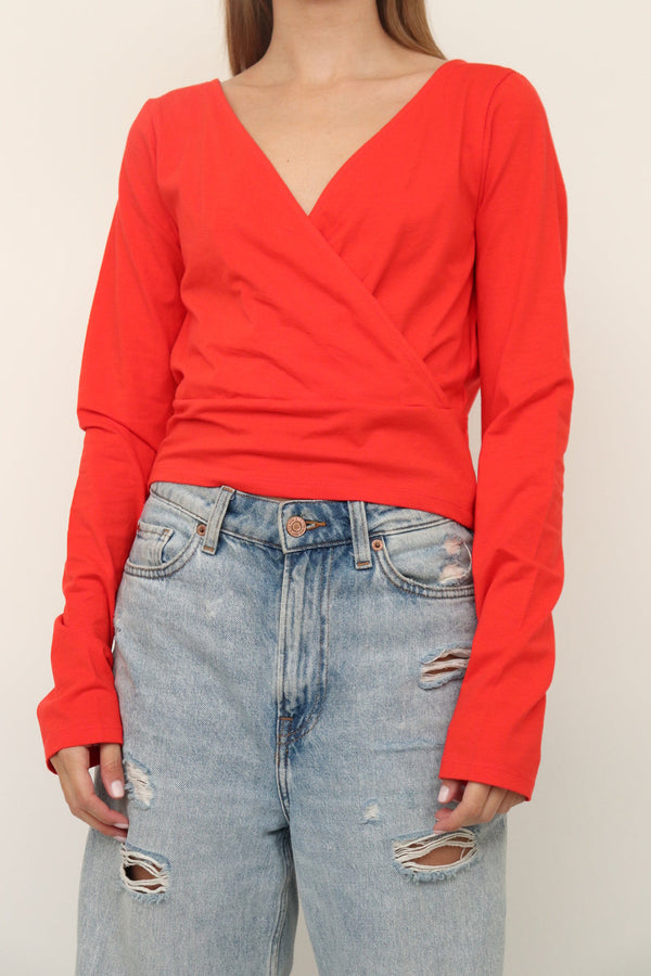 Crop Top Rojo