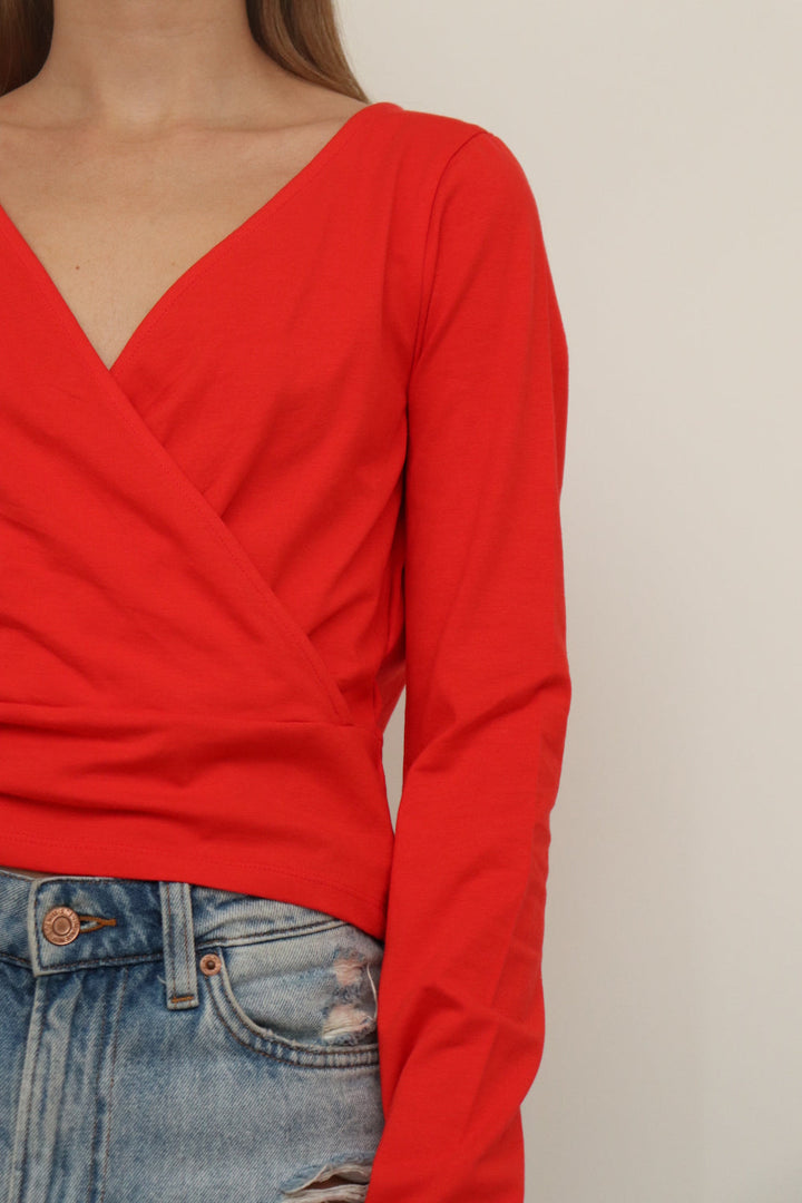 Crop Top Rojo