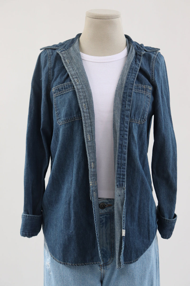 Sobrecamisa Denim Oscura