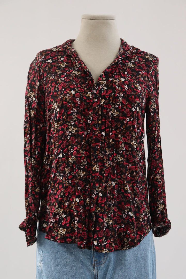 Blusa Flores Roja