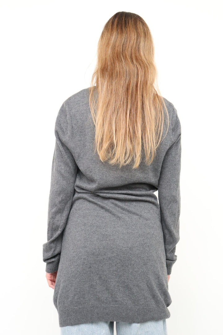 Cardigan Gris Larga