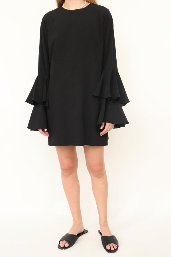 Vestido Mangas Campana